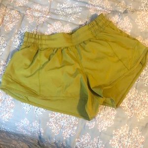 Lululemon green shorts